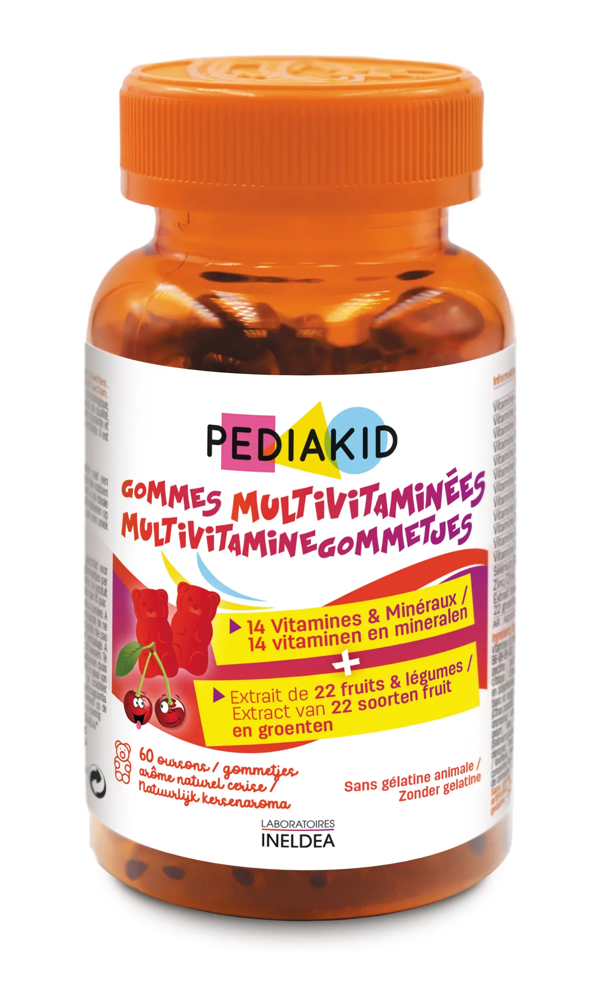 Pediakid Gummies Multivitaminen 60 Kauwgommen