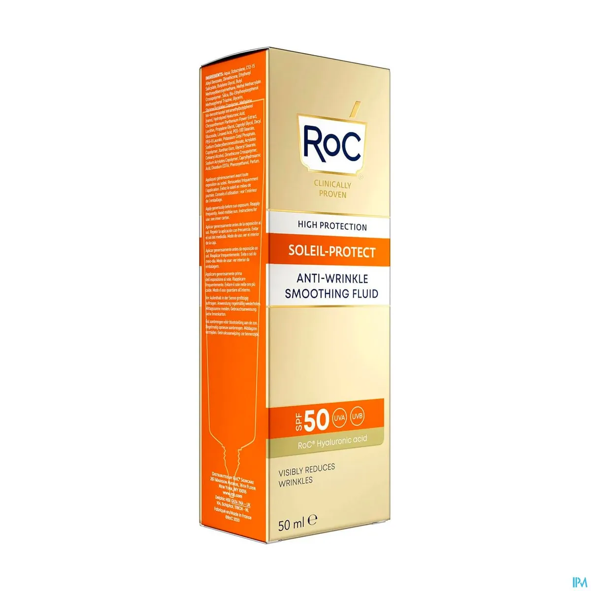 RoC Soleil-Protect Gladstrijkende Antirimpelvloeistof IP50+ 50ml