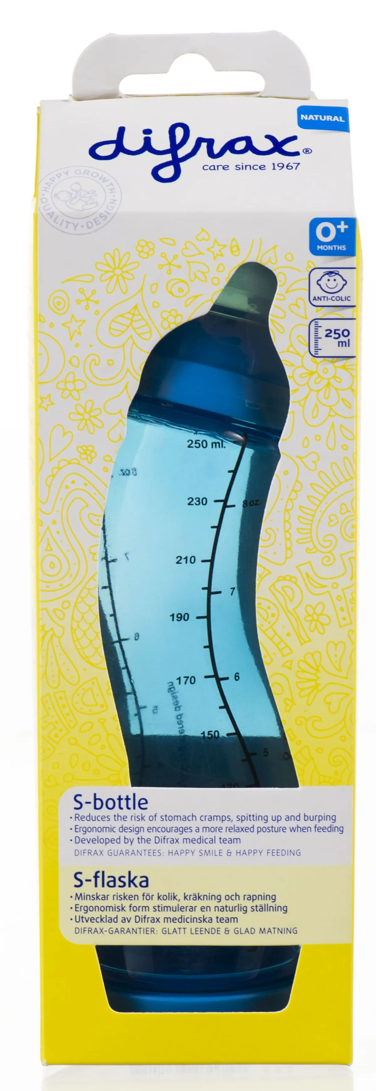 Difrax S-fles Natural Boy 250ml