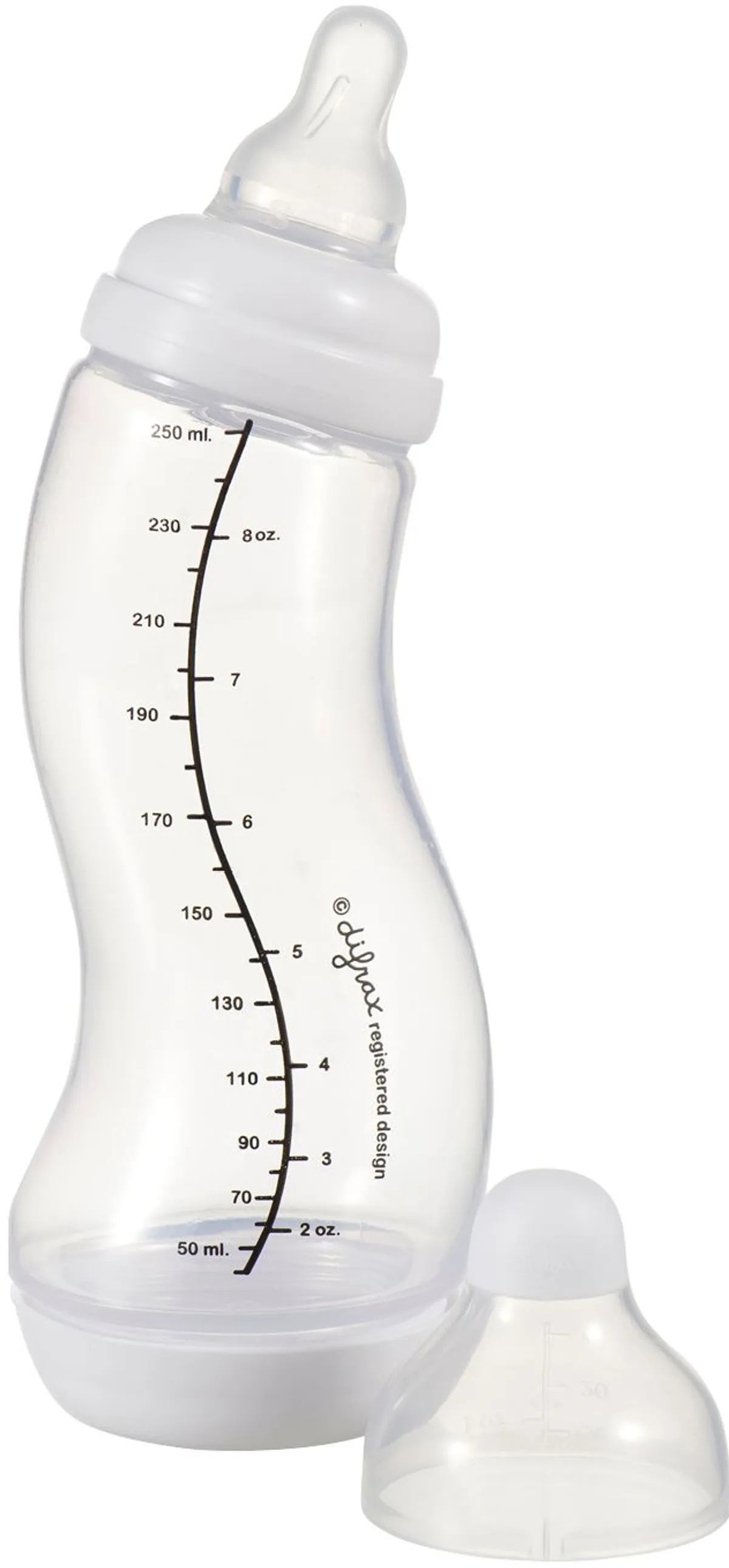 Difrax S-fles Natural Wit 250ml