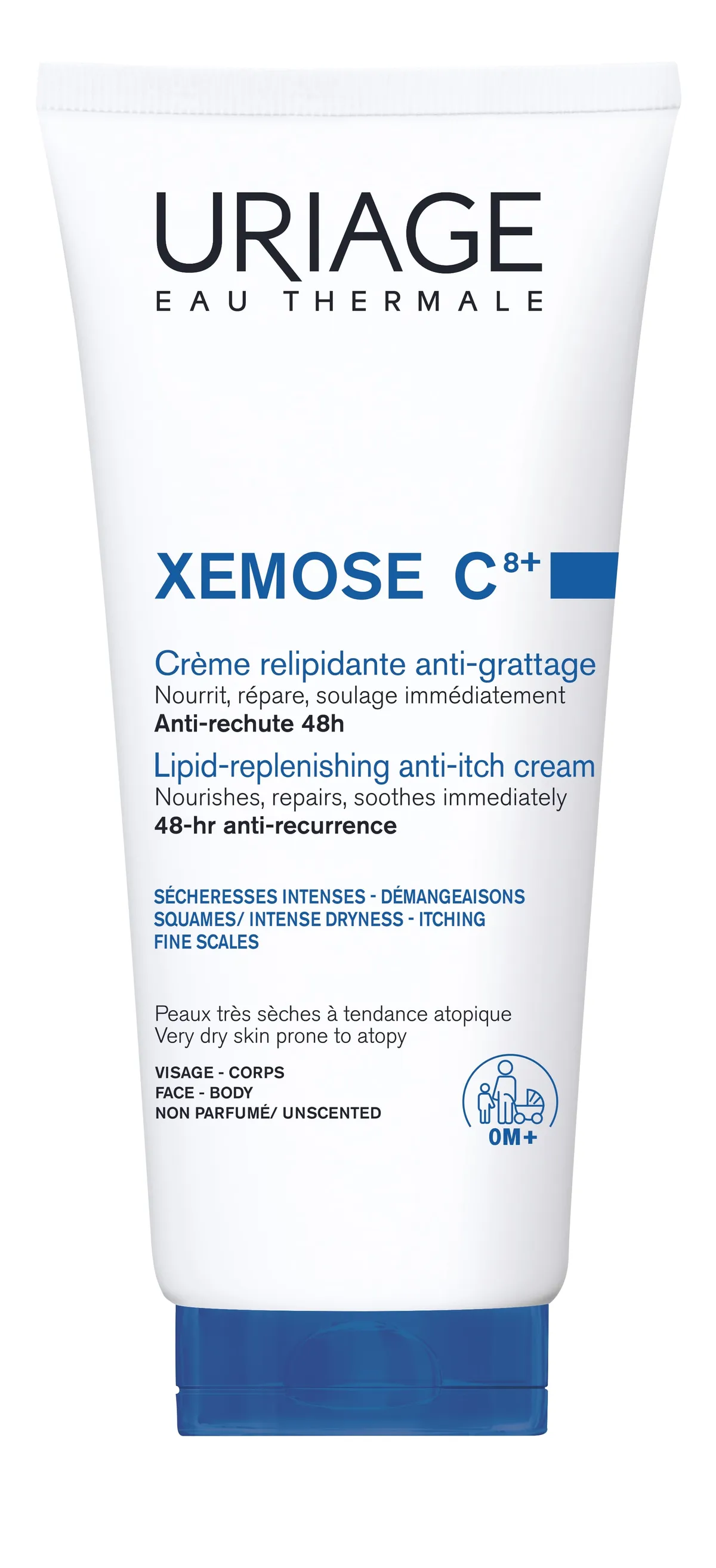 Uriage Xémose C8+ Vetinbrengende Jeukwerende Crème 200 ml