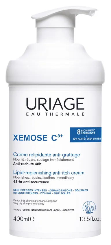 Uriage Xémose C8+ Vetinbrengende Jeukwerende Crème 400 ml