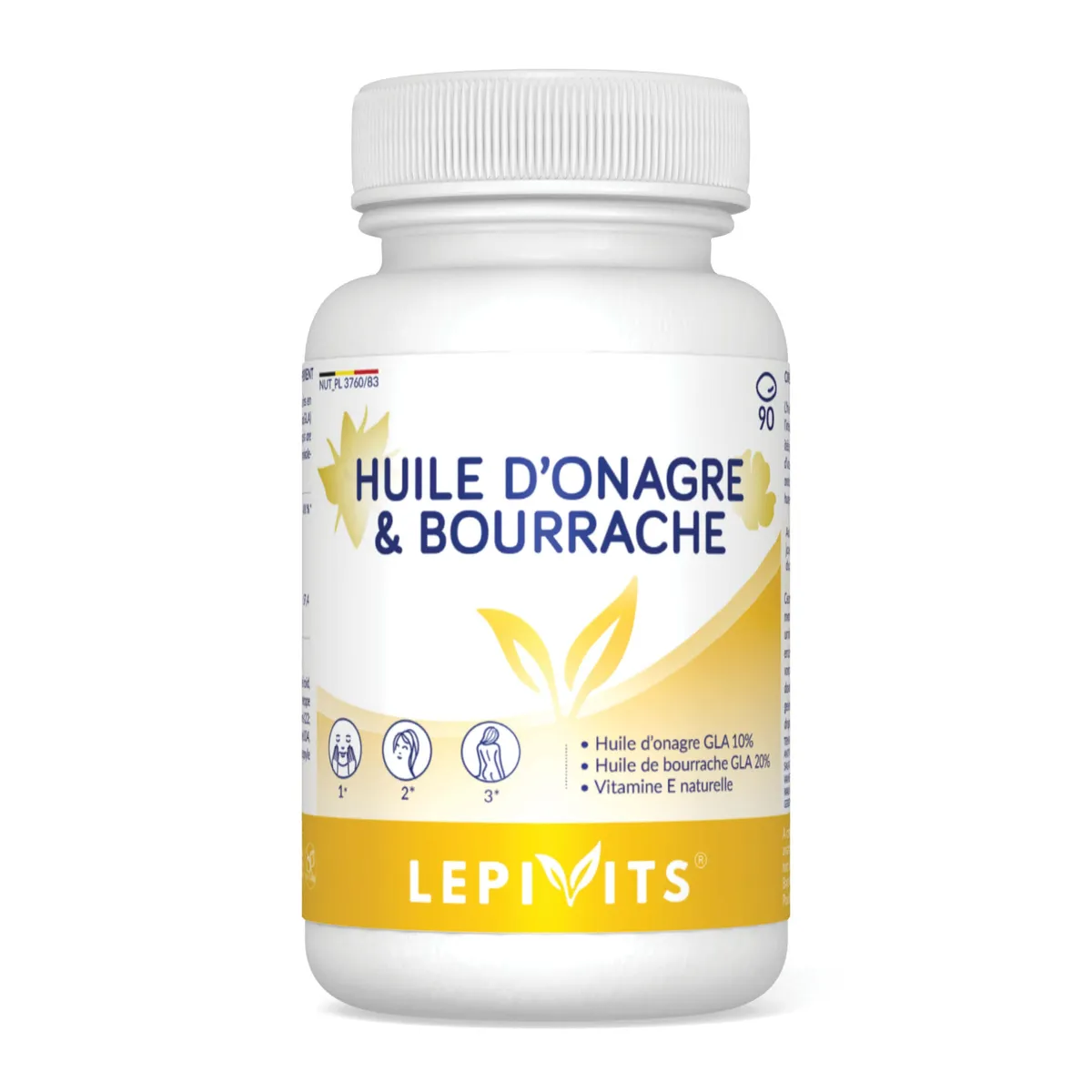Lepivits Teunisbloem- en Borageolie 90 Capsules