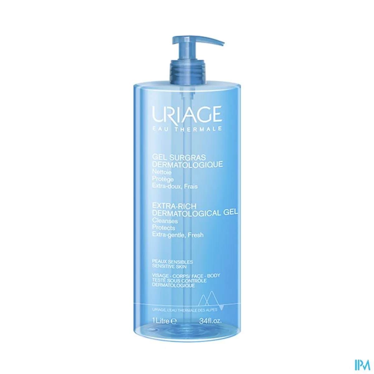 Uriage Gel Nettoyant Surgras Dermatologique 1L