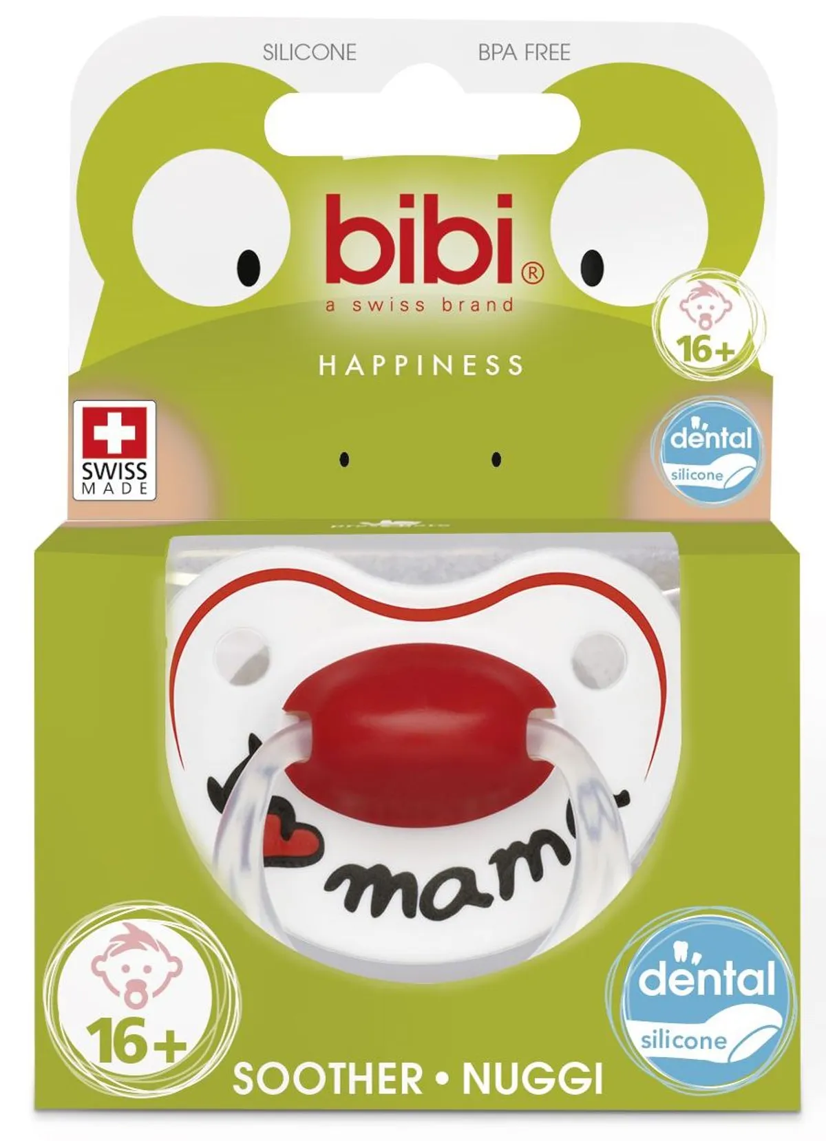 BIBI Sucette Happiness I Love Mama (plus de 16 mois)