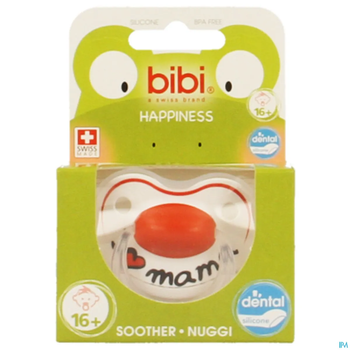 BIBI Fopspeen Happiness I Love Mama (meer dan 16 maanden)