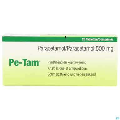 Pe-Tam 500mg 20 Tabletten
