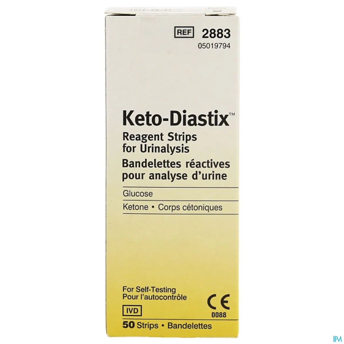 Keto-diastix Strips 50 A 2883 B 51
