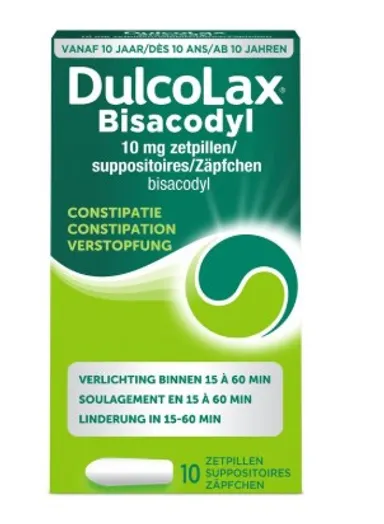 Dulcolax Bisadocyl 10mg 10 Suppositoires