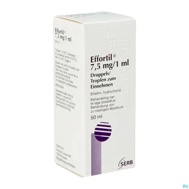 Effortil 7,5mg/ml Drinkbare Oplossing in Druppels 50ml