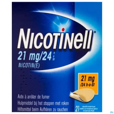 Nicotinell 21mg / 24h 21 patchs