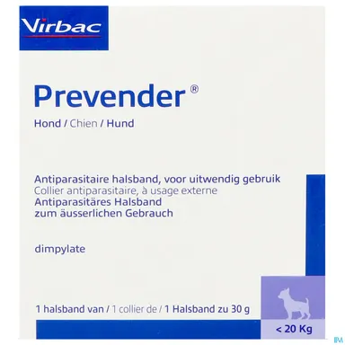Prevender Halsband Hond 30 g - 48 cm