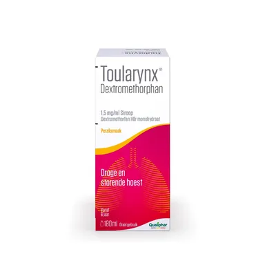 Toularynx Dextromethorfan 1,5mg/ml Siroop 180ml