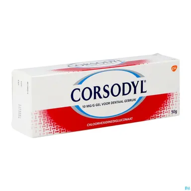 Corsodyl Tandgel 50g