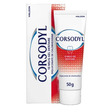 Corsodyl Tandgel 50g