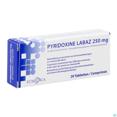 Pyridoxine Labaz 250mg 20 Tabletten