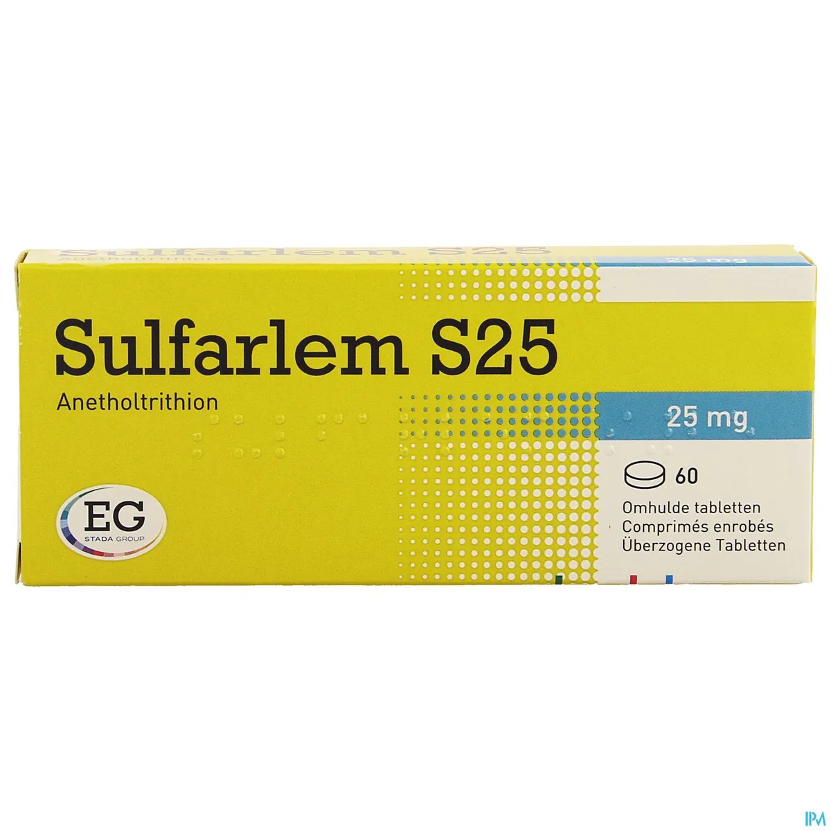 Sulfarlem S 25 60 Verpakte Tabletten