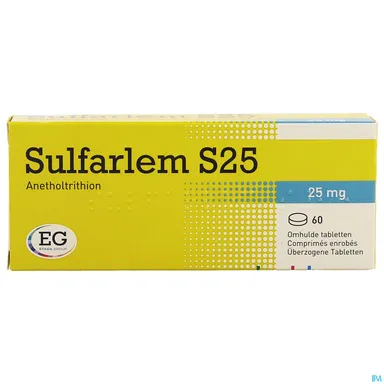 Sulfarlem S 25 60 Verpakte Tabletten