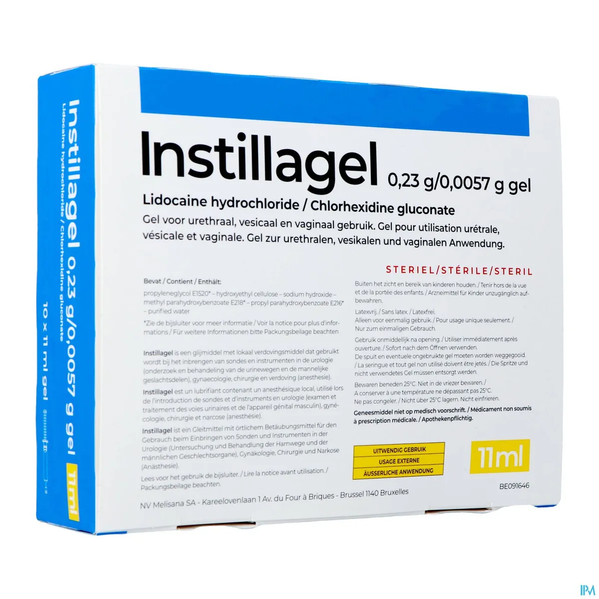 Instillagel Wegwerpspuit 10x11ml