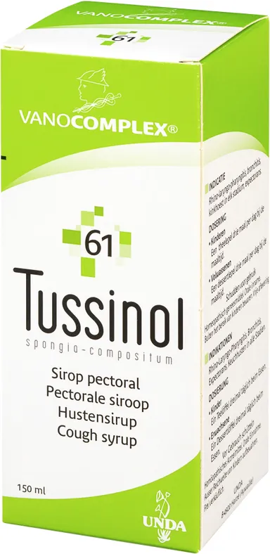 Vanocomplex N61 Tussinol Sirop 150ml Unda