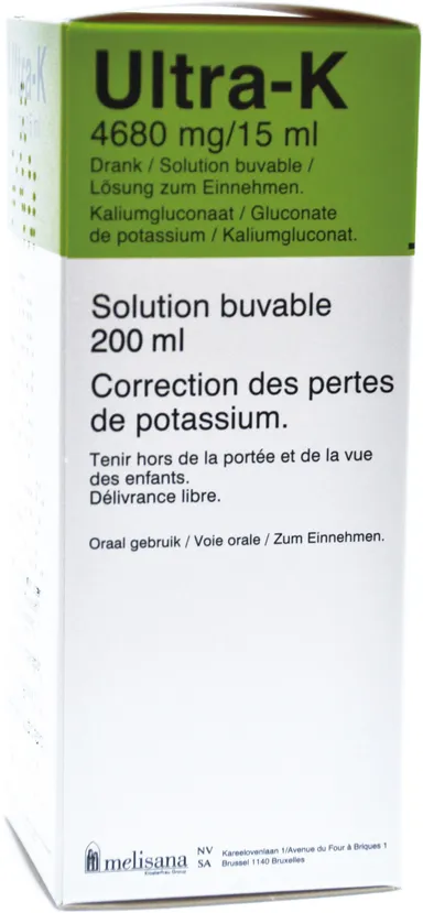 Ultra K Solution Buvable Potassium 200ml