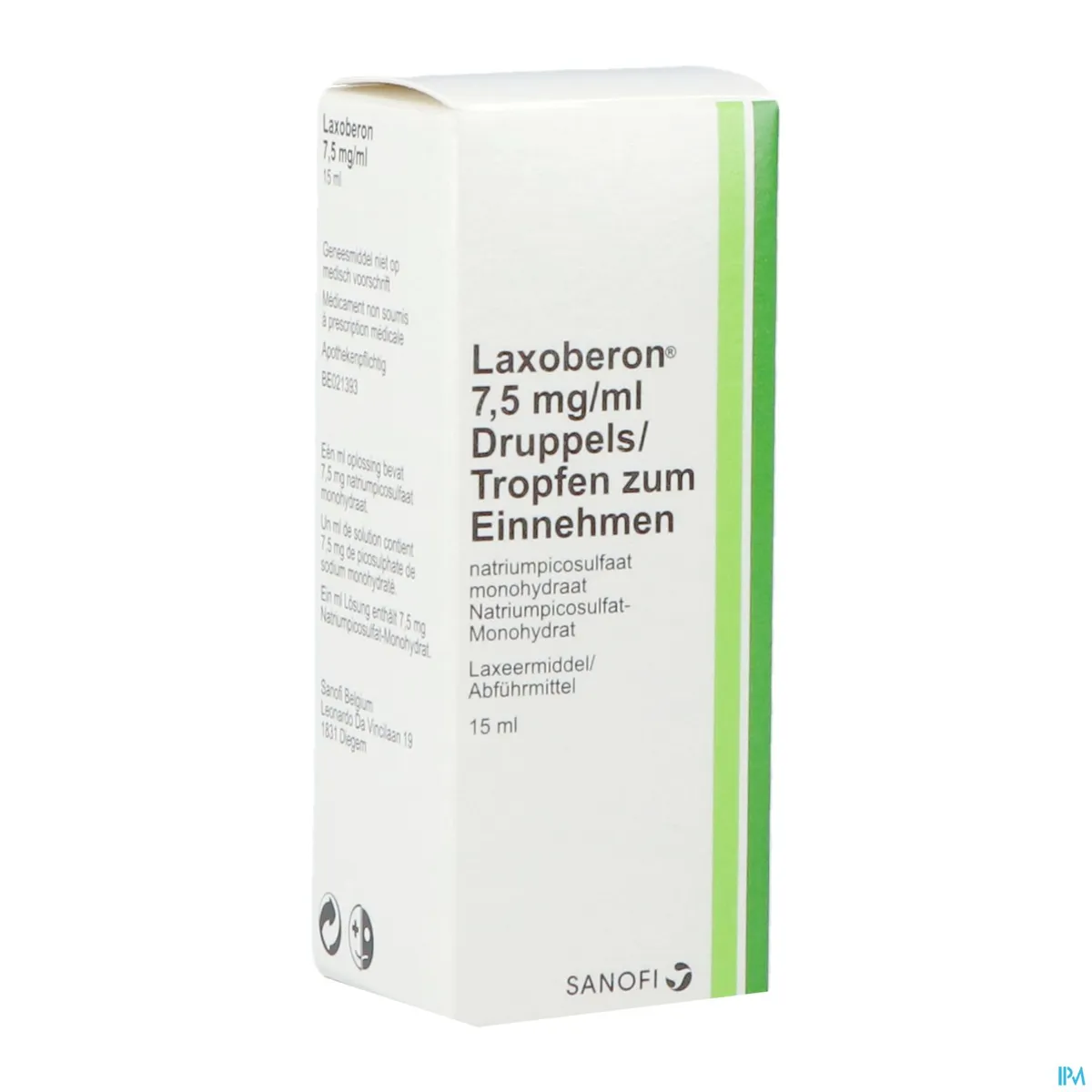 Laxoberon 7.5mg/ml Solution Buvable en Gouttes 15ml