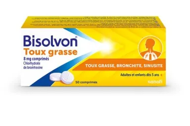 Bisolvon 8 mg Slijmhoest 50 Tabletten
