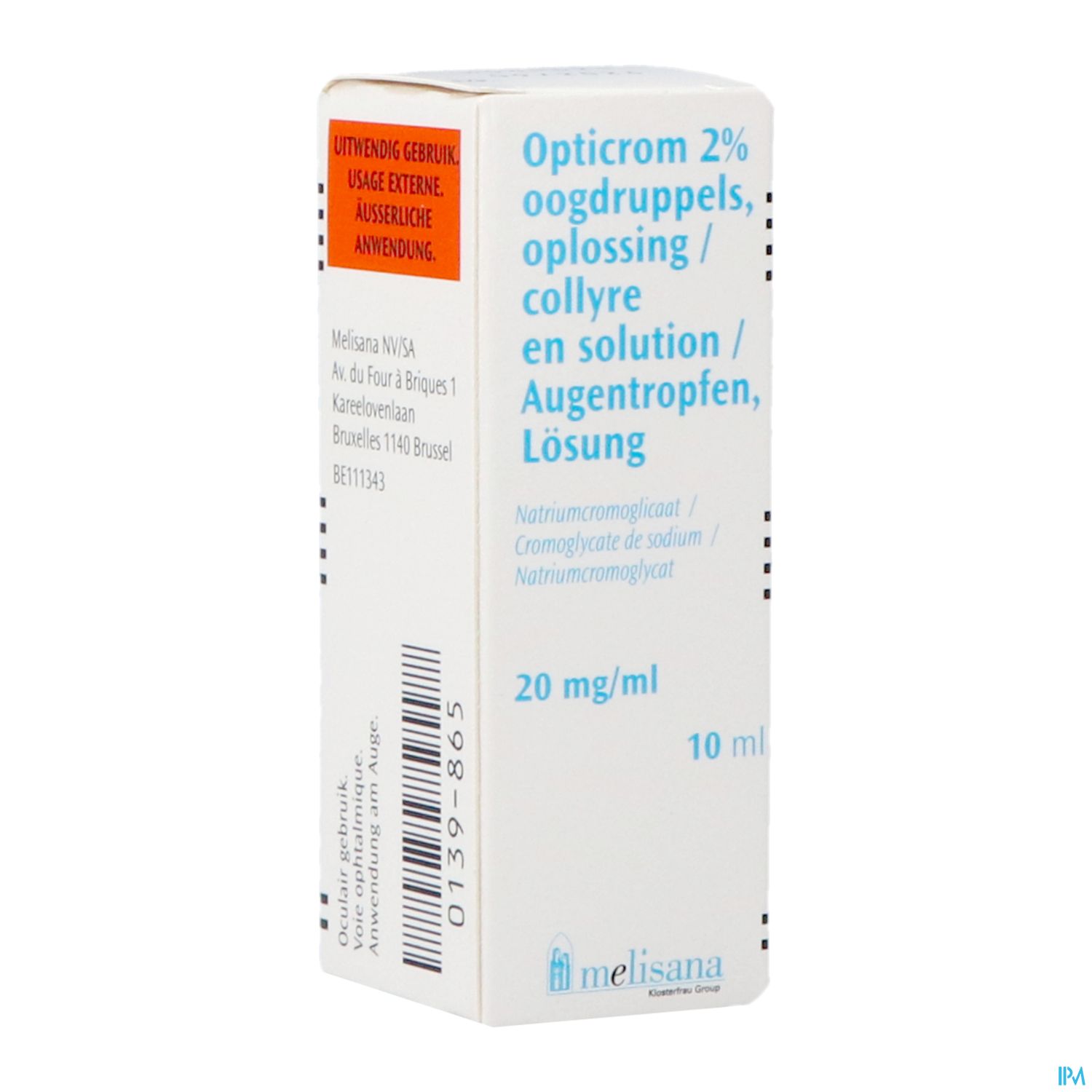 Opticrom Oogdruppels 10ml - Allergieën | Online apotheek - Medi-Market