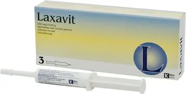 Laxavit Solution Rectale 3 x 12ml