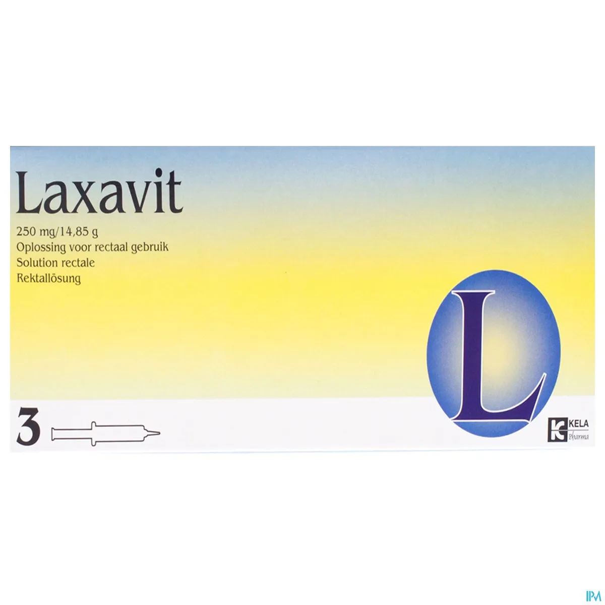 Laxavit Rectale Oplossing 3 x 12ml