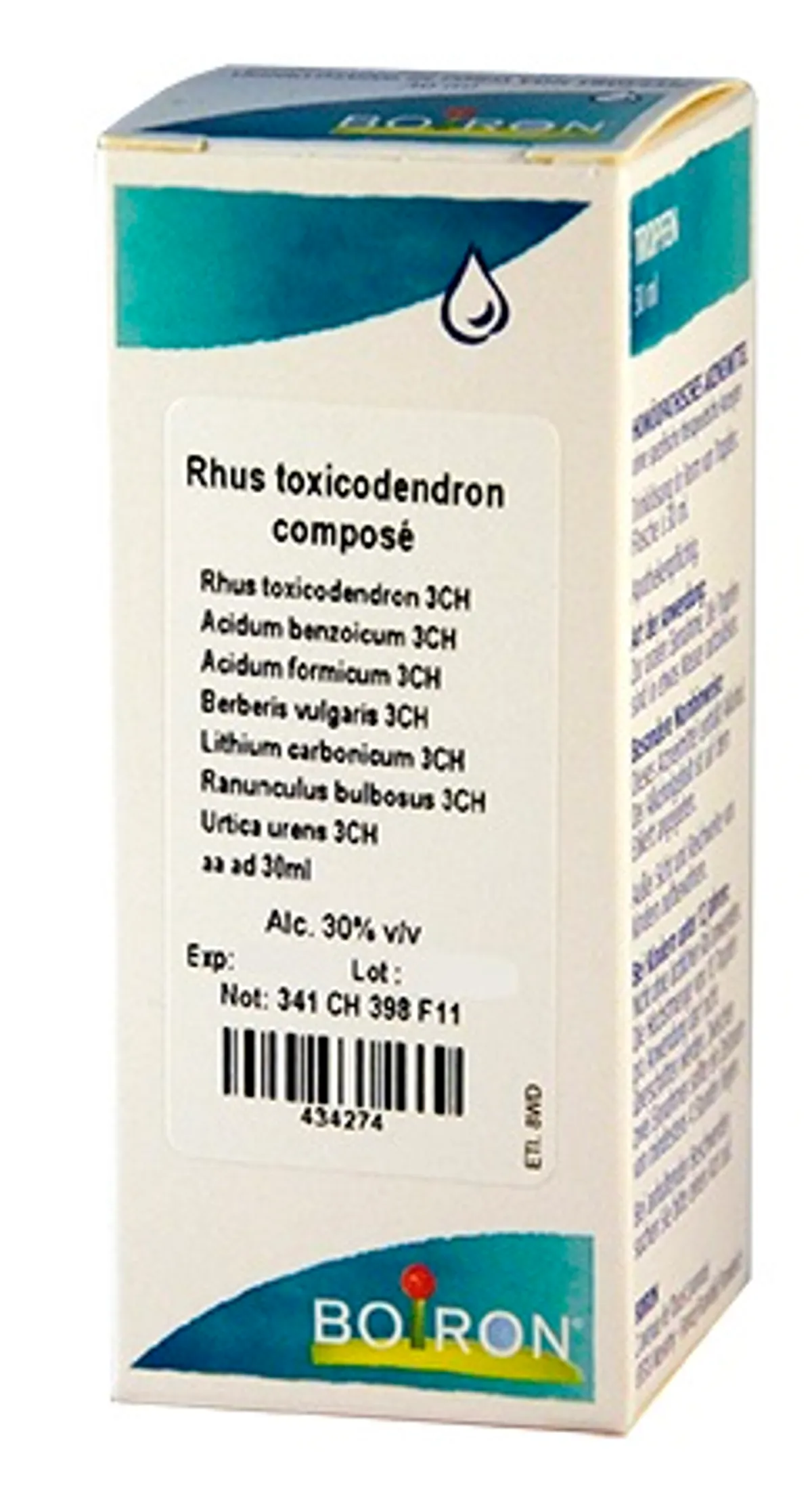 Rhus Tox Complexgutt 30ml Boiron