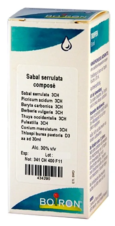 Sabal Serrul. Complex Gutt 30ml Boiron