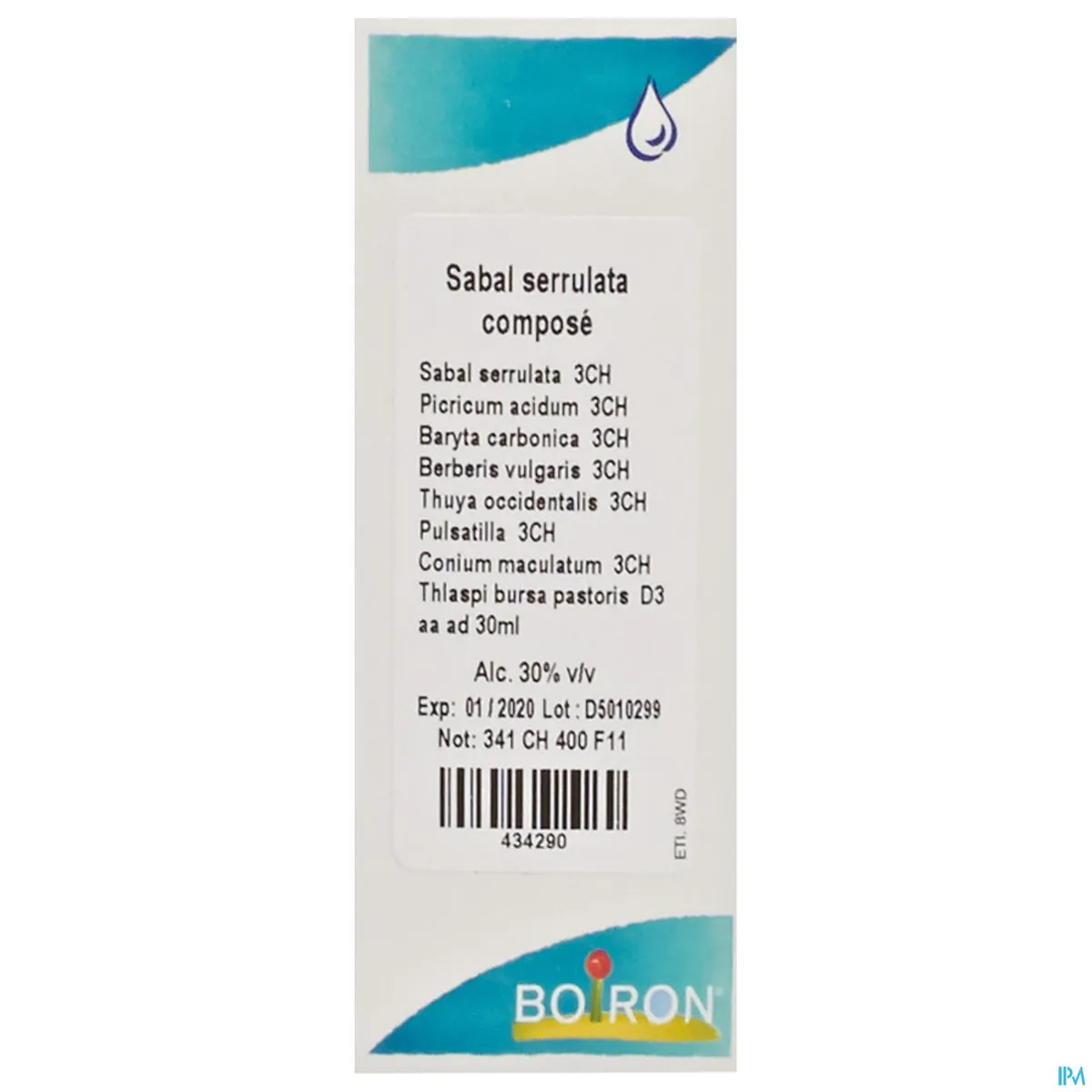 Sabal Serrul. Complex Gutt 30ml Boiron