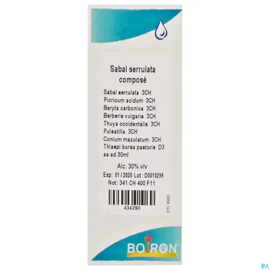 Sabal Serrul. Complex Gutt 30ml Boiron
