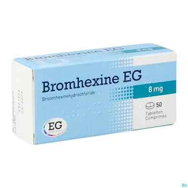 Bromhexine EG 8mg 50 Comprimés