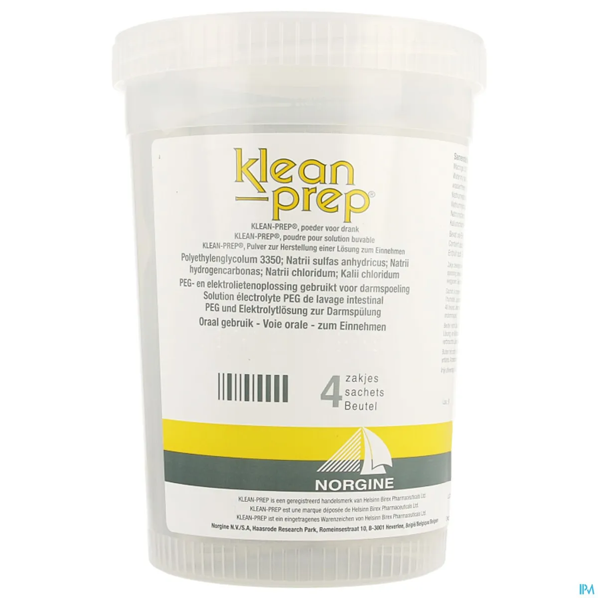 Klean Prep Shaker + 4 Zakjes