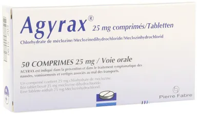 Agyrax 50 Comprimés