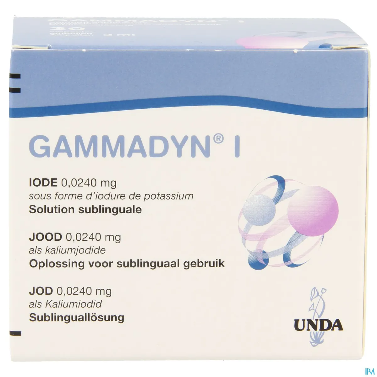 Gammadyn Iode (I) Ampoules 30x2ml Unda