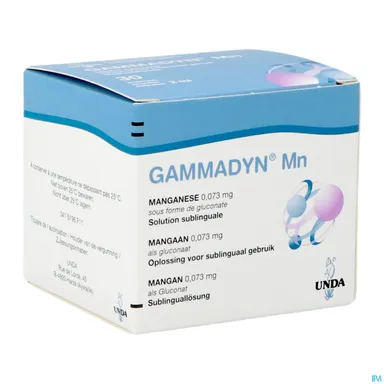 Gammadyn Manganèse (Mn) Ampoules 30x2ml Unda