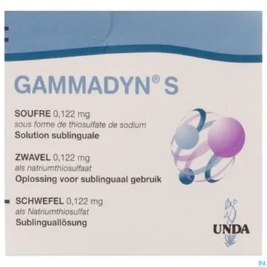 Gammadyn Soufre (S) Ampoules 30x2ml Unda