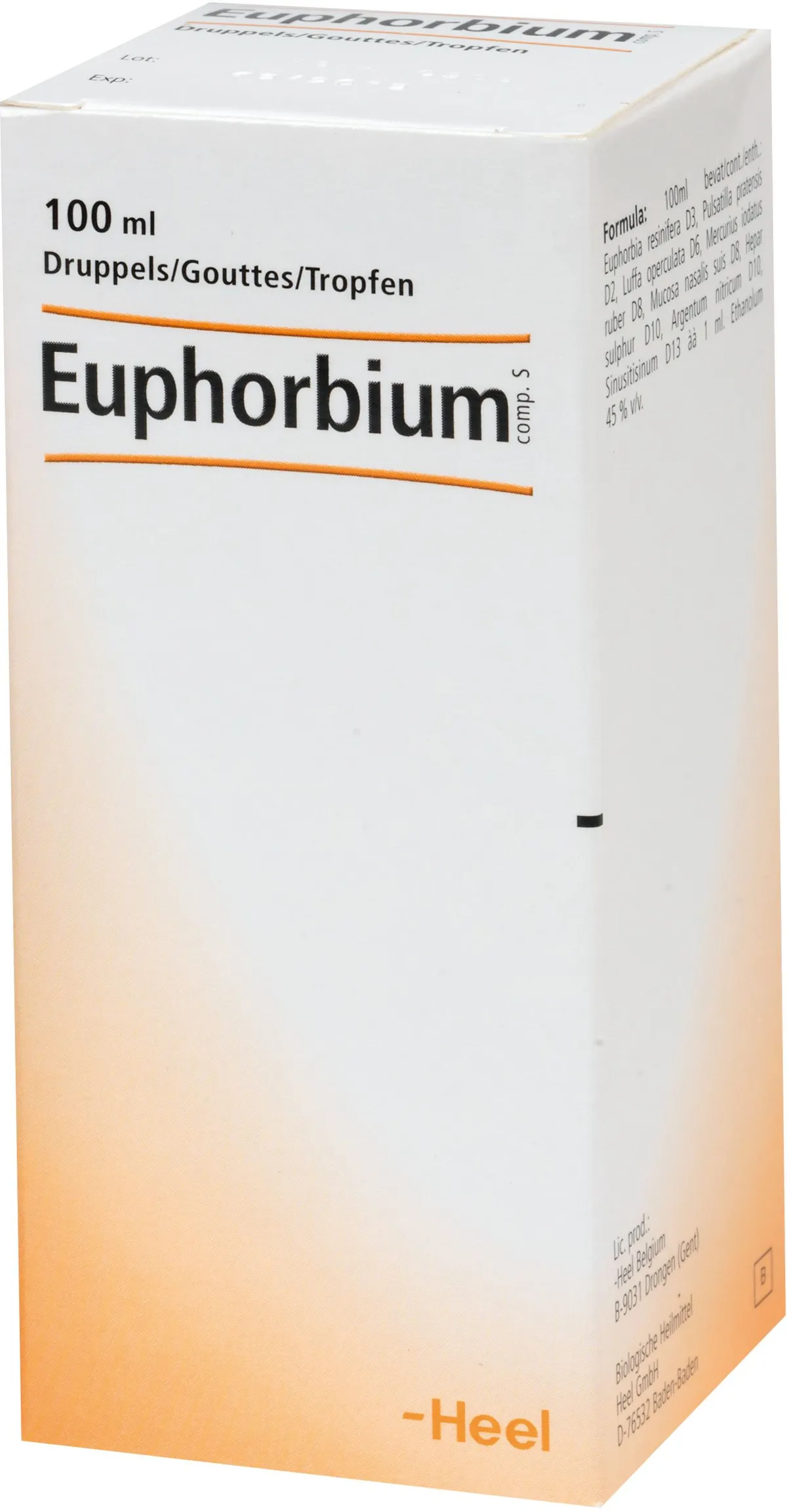 Euphorbium Composé Gouttes 100ml Heel