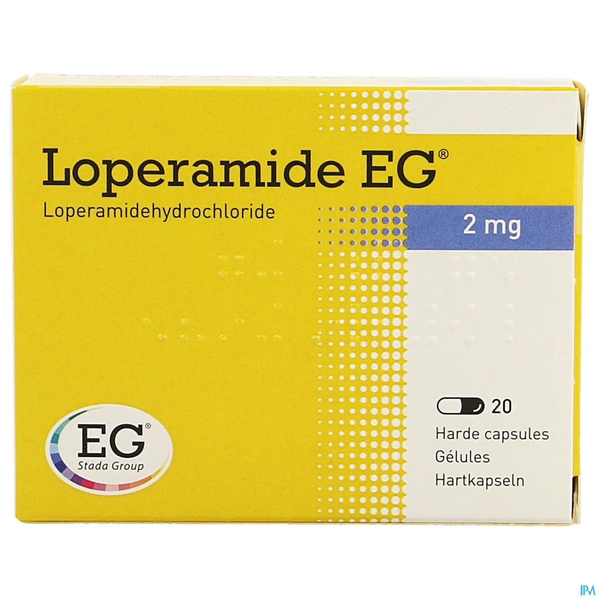 Loperamide EG 2mg 20 Capsules