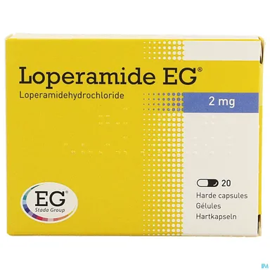 Loperamide EG 2mg 20 Capsules