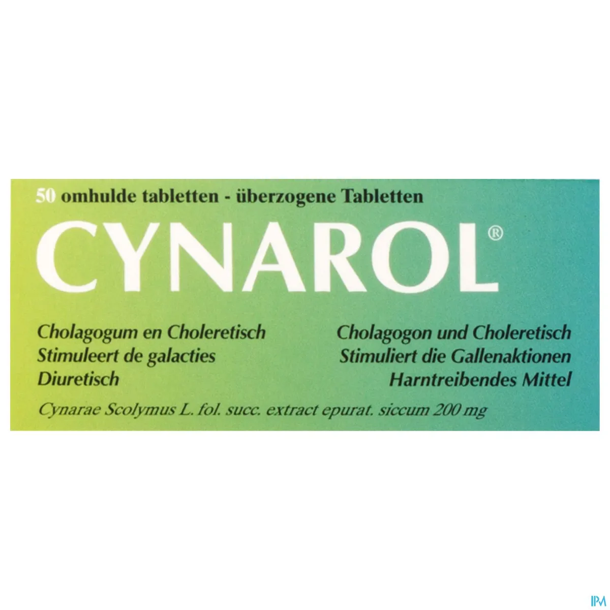 Cynarol 200mg 50 Comprimés Enrobés