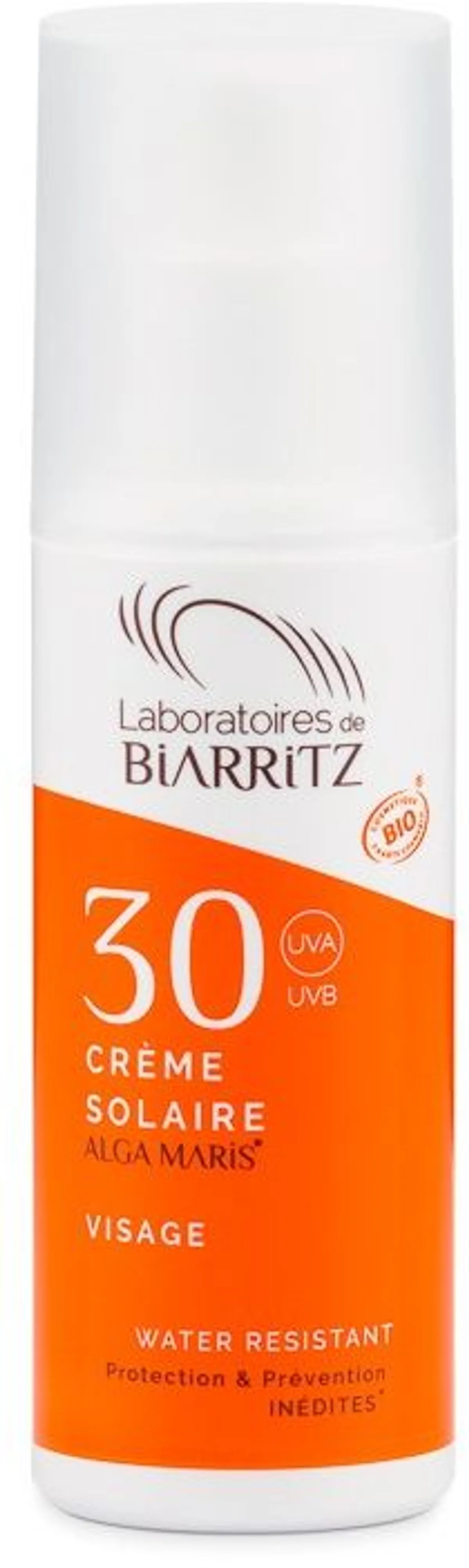 Alga Maris Crème Solaire Visage Bio IP30 50ml