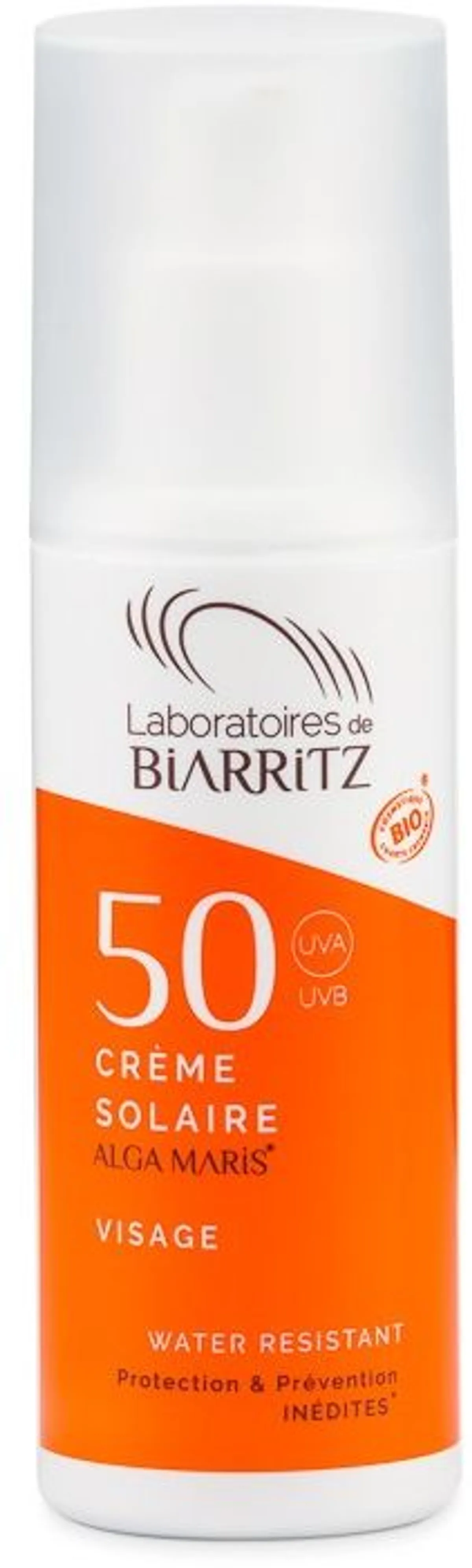 Alga Maris Crème Solaire Visage IP50 50ml