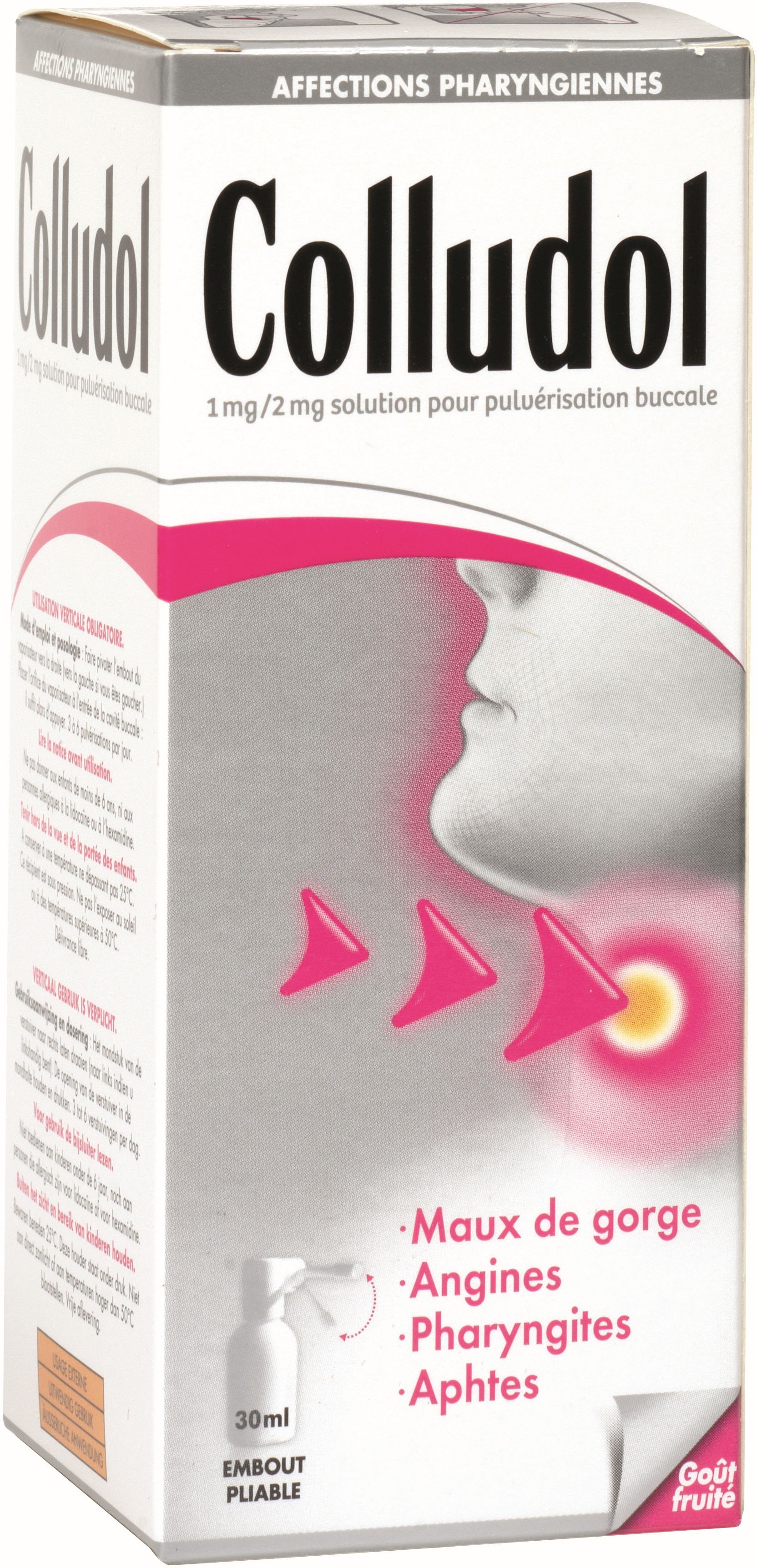 Colludol Spray 30ml - Mal de gorge | Pharmacie en ligne - Medi-Market