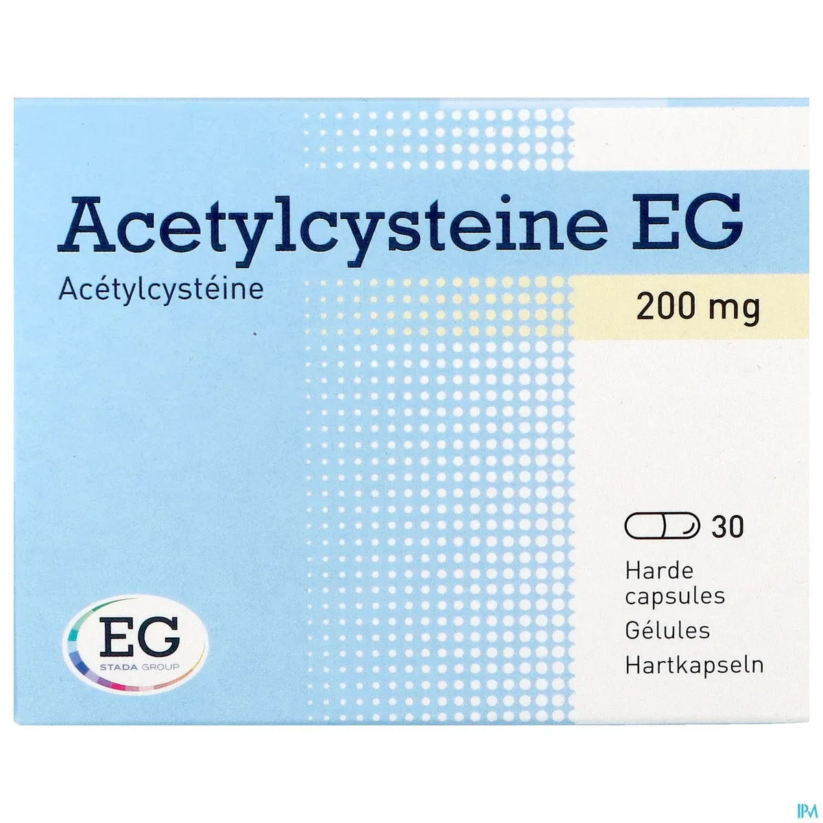 Acetylcysteine EG 200mg 30 Capsules