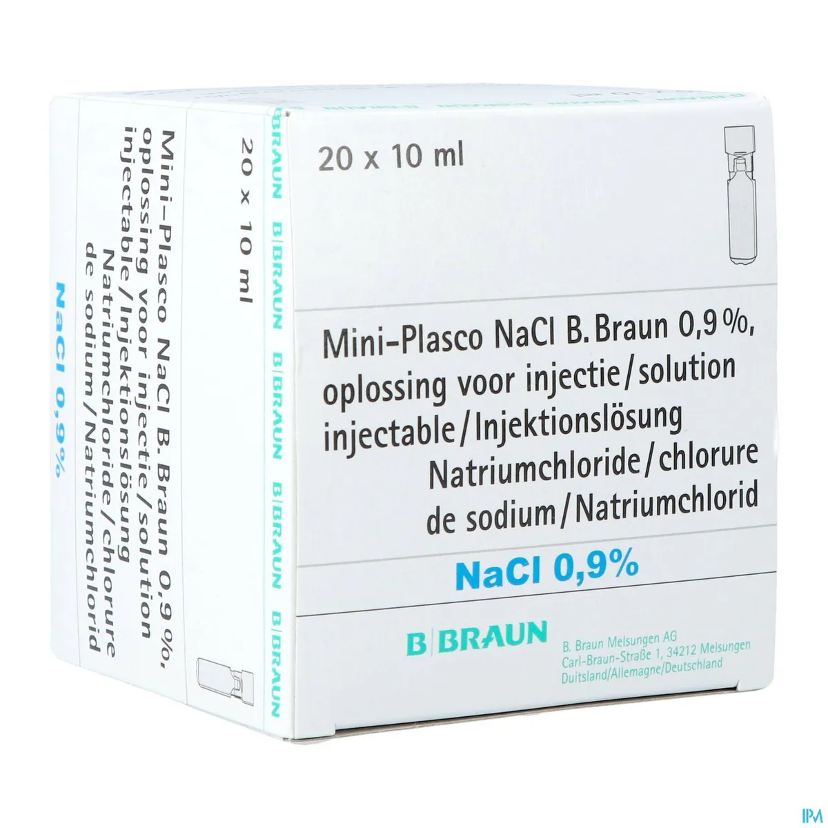 Mini Plasco Nacl 0,9% Amp 20x10 ml