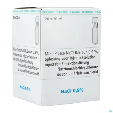 Mini Plasco Nacl 0,9 % Amp 20x20 ml